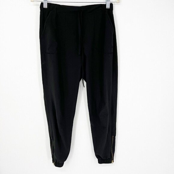 Albion Jetsetter Black Jogger Pants Size XS Athleisure Everywhere Nylon Stretch - Picture 1 of 5